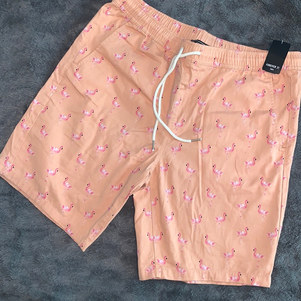 NWT Forever 21 Flamingo Shorts
